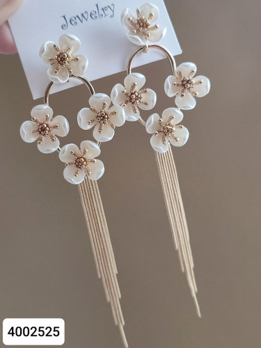 گوشواره اویز طرح گل
